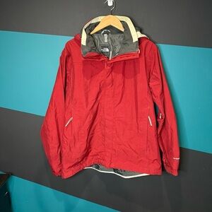 The North Face Men's Vibrant Red Rain Jacket